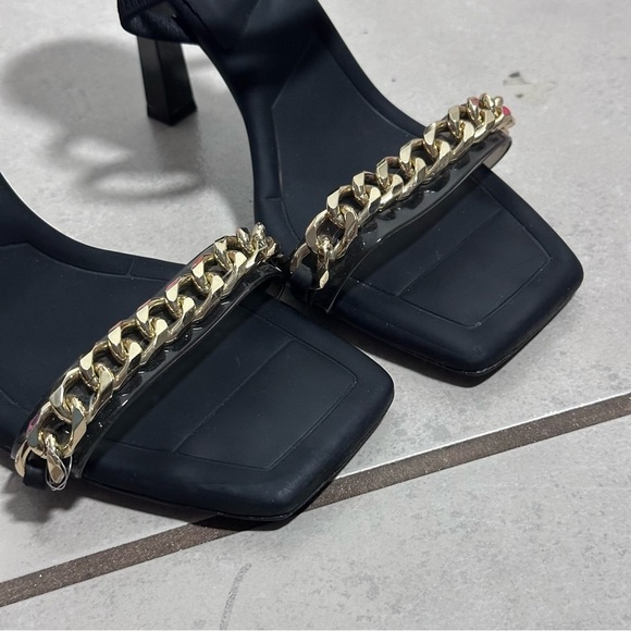 Aldo Ricchezo Women's Strappy Heels Black Size 6 - Picture 4 of 8